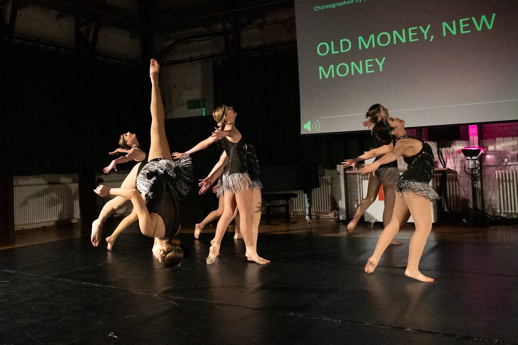 Dance ensemble opening number